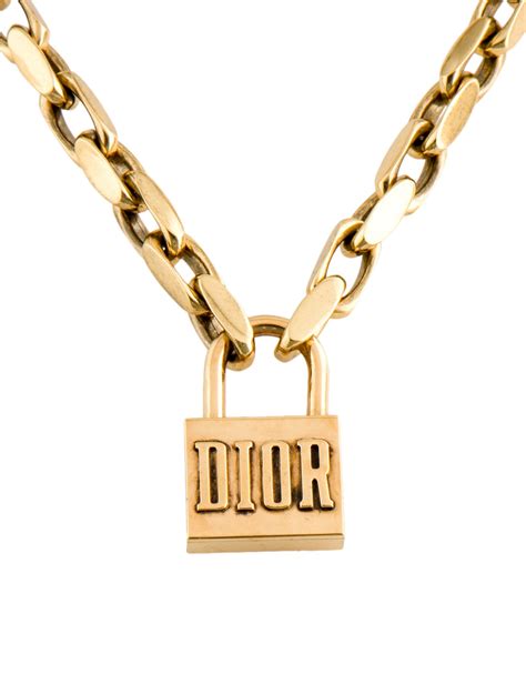 dior necklace lock|genuine christian dior necklace.